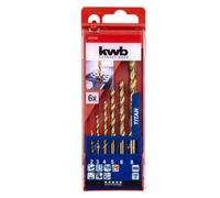 KWB Einhell 49427040 Juego de 6 puntas HSS 135°