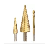 KWB Einhell 49525890SET Juego de 3 puntas de paso HSS Chapa de hierro metálico