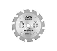 kwb Hoja de sierra circular de 160 x 20 mm, fabricada en Alemania, corte muy rápido, adecuada para maderas de construcción, placas de yeso y madera