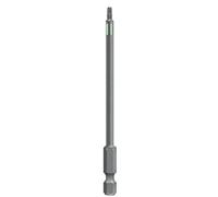 kwb Juego de 3 puntas de 100 mm Torx TT10, TT15, TT20, Torsion 123341 (TQ 60 acero, zona de torsión, ISO 1173, accionamiento C6.3), L
