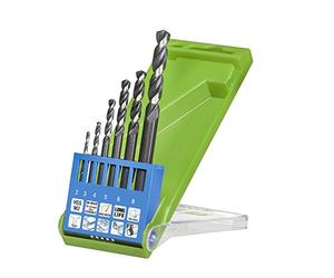 kwb - Juego de 6 Brocas HI-NOX Broca HSS