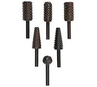 kwb Juego de escofinas de perfil, 6 piezas, 4955-00