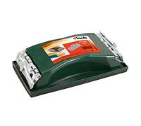 kwb Lijadora manual profesional con dispositivo de sujeción - Cambio rápido del papel de lija - Diseño ergonómico - Incluye tiras de lijado