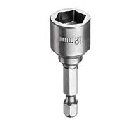 KWB Llave 12 mm Hexágono Interior 102712 (1/4 E6.3 hexagonal, ISO 1173, Alto weriger tq60 Acero), 0 W, 0 V