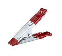 kwb Muelle de 100 mm de acero, ancho de sujeción de 35 mm, fuerza de resorte alta para trabajos de pegamento y pegamento, abrazadera de resorte para sujetar y sostener Gris