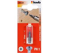 KWB puntas estándar, Phillips, Cruz Ranura DIN 8764, 1012 - 01