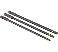 kwb Puntas hexagonales de 150 mm, 3 4 y 5 mm, set de torsión (TQ 60 acero, zona de torsión, ISO 1173 accionamiento C6.3), L