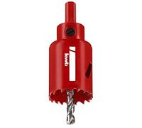 kwb Scie cloche bi-métal HSS Ø 35 mm à denture progresivo Vario, precision cutánea, taco de seis panes, profondeur de coupe 38 mm et foret de centrage