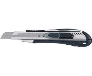 KWB Seguridad - Cúter (18 mm 014418 (2 aumentos de la hoja Control deslizante, superficie de agarre antideslizante)