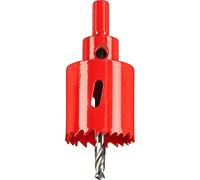 kwb sierra de corona bimetálica HSS Ø 40 con mango y broca central 598540 (dentado Vario, profundidad de corte 38 mm, juego completo)