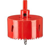 kwb sierra de corona bimetálica HSS diámetro 83 con mango y broca central 598583 (dentado Vario, profundidad de corte 38 mm, juego completo), 0 W, 0 V