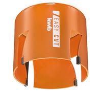 kwb Sierra perforadora de 80 mm de diámetro con dientes de corte de diamante soldados a alta temperatura, rápida evacuación de virutas, broca centrada de 6 mm para uso universal