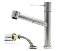 Ono 7 Grifo De Ventana, Mezclador Monomando, Acero Inoxidable, Alta Presión