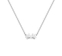 KWCLTH Collar personalizado con huella de mascota para mujer, collar con colgante grabado a medida con nombre y huella de gato o perro, joya conmemorativa para los amantes de las mascotas