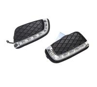 Kwedfgo Coche Luces Antiniebla Para Benz Para Smart Para Fortwo 2008 2009 2010 2011 Faros Antiniebla LED Blancos Y Amarillos Para Coche Luz Diurna Automática(Blanco)
