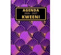 KWEENI: Agenda scolaire afro 2026-2027 Journalier | Motivation & Confiance en soi pour enfants et adolescents (6-16 ans) 13x18cm
