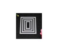 KWELLAM - Troqueles de corte met licos rectangulares exteriores e interiores de 4 piezas para lbumes de recortes y fotos en relieve