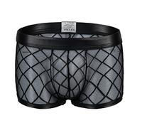 Kwelt Hombre Underpants Mesh Pantalones Cortos Transparentes de Boxer Stringhe Mesh Underwear Trasparente Bikini Briefs Pantalone Pantaloni