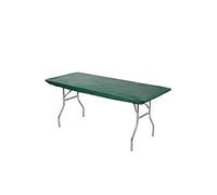 Kwik-Covers - Juego de 5 fundas de plástico para mesa rectangular de 1,8 m, 76,2 x 182,8 cm