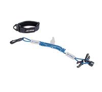Kwik Tek AIRHEAD ULTIMATE LANYARD, Blue/Silver, for PWCs, One Size (UL-3)