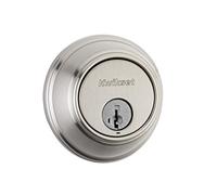 Kwikset 816 Control clave con cerrojo de cilindro único SmartKey en níquel satinado