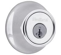 Kwikset 96600-705 600 Deadbolt Series, cromo pulido, con SmartKey