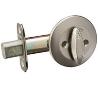Kwikset 96630-065 663 - Cerrojo de una sola cara en níquel satinado