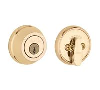 Kwikset 97800-225 780 Serie de cerrojo de seguridad de un solo cilindro, latón pulido, nuevo