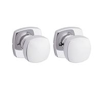 Kwikset Arroyo 97200-921 - Pomo de Pasillo, Tirador Armario, Manilla Puerta con Rosa Suave y Moderna en Cromo Pulido