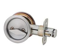 Kwikset Cerradura redonda para puerta de cama/baño 335 en cromo satinado Kwikset