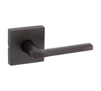 Kwikset Lisbon Interior Passage Door Handle Lever For Closet and Hallway Doors Reversible Non-Locking Handle Lever Venetian Bronze