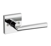 Kwikset Montreal Dummy Door Handle Single Sided Lever for Closets French Double Doors and Pantry Polished Chrome Non-Turning Reversible