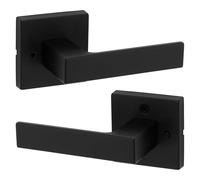 Kwikset Singapore - Manilla de privacidad para puertas de dormitorio y baño con Microban en negro mate