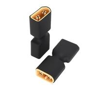 kwinfei 2 Piezas Adaptador XT60 Macho a XT90 Hembra, Conector de Batería RC para ESC, Carga y Conversión, Compatible con Coches RC, Drones y Aeromodelismo, para Modelismo, Coches de Control Remoto