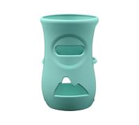 KWJNH Fundas de silicona para biberones Avent, cristal, turquesa, 240 ml, sin BPA, sin ftalatos, sin látex, bebé, flujo lento, 1 unidad