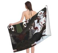 Kwjsdfea Toalla de baño absorbente con estampado de pollos para patio trasero, para piscina, viajes, camping, playa