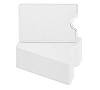 kwmobile 20x Funda Protectora Tarjeta de crédito y débito - Cubiertas de protección para Tarjetas - Tarjetero Individual Transparente Mate