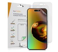 kwmobile 3X Lámina Protectora Mate y ANTIREFLECTANTE con Efecto antihuellas Compatible con Apple iPhone 16 Pro MAX