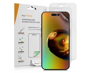 kwmobile 3X Lámina Protectora Mate y ANTIREFLECTANTE con Efecto antihuellas Compatible con Apple iPhone 16 Pro MAX