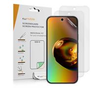 kwmobile 3X Lámina Protectora Mate y ANTIREFLECTANTE con Efecto antihuellas Compatible con Google Pixel 9