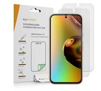 kwmobile 3X Lámina Protectora Mate y ANTIREFLECTANTE con Efecto antihuellas Compatible con Google Pixel 8a