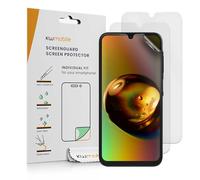 kwmobile 3X Lámina Protectora Mate y ANTIREFLECTANTE con Efecto antihuellas Compatible con Samsung Galaxy A25