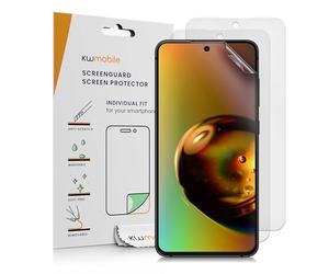 kwmobile 3X Lámina Protectora Mate y ANTIREFLECTANTE con Efecto antihuellas Compatible con Samsung Galaxy A55 5G