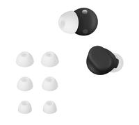 kwmobile 6 Almohadillas Compatible con Beats Solo Buds - Eartips para Cascos - 3 tamaños S M L - Blanco