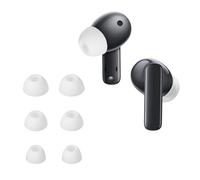 kwmobile 6 Almohadillas Compatible con Huawei Freebuds 5i - Eartips para Cascos - 3 tamaños S M L - Blanco