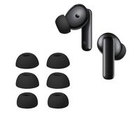 kwmobile 6 Almohadillas Compatible con Huawei Freebuds 6i - Eartips para Cascos - 3 tamaños S M L - Negro