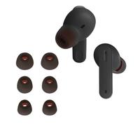 kwmobile 6 Almohadillas Compatible con JBL Tune 230 NC TWS / T230NC - Eartips para Cascos - 3 tamaños S M L - Negro