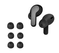 kwmobile 6 Almohadillas Compatible con JBL Wave Beam/Beam 2 / Wave 200TWS - Eartips para Cascos - 3 tamaños S M L - Negro