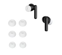 kwmobile 6 Almohadillas Compatible con QCY T13 - Eartips para Cascos - 3 tamaños S M L - Blanco