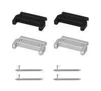 kwmobile Adaptador de correa compatible con Garmin Epix 2 / Instinct 2 / Instinct 3 45mm / Fenix 8 47mm - 4x Conector de correa de reemplazo para smartwatch - Conexiones para correas de 20 mm